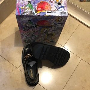 Never worn black patent Jeffrey Campbell size 7.5